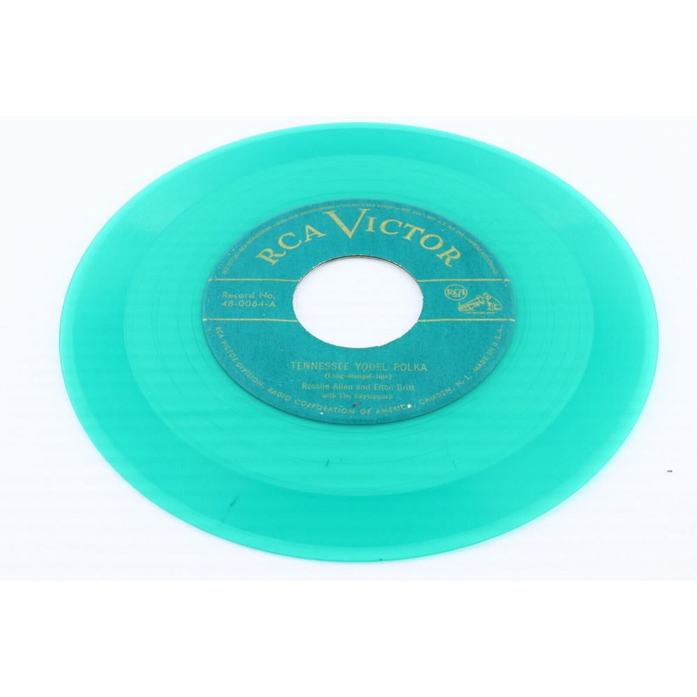 Tennessee Yodel Polka, Rosalie Allen & Elton Britt 1949 7" 45 rpm Record 48-0064 - Picture 3 of 10